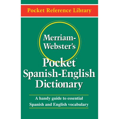 Merriam-Webster Pocket Spanish-English Dictionary, Paperback, Pack of 3 (MW-5193-3)