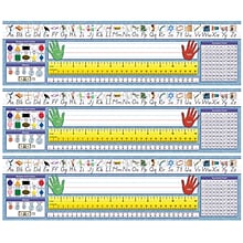 North Star Teacher Resources Traditional Manuscript Primary Desk Plates, 19 x 5, 36 Per Pack, 3 Pa