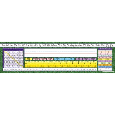 North Star Teacher Resources Modern Cursive Intermediate Desk Plates, 19" x 5", 36 Per Pack, 3 Packs (NST9006-3)
