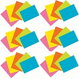 Pacon® 4 x 6 Index Cards, Unruled, Bright Assorted Colors, 100 Cards Per Pack, 6 Packs (PAC1721-6)