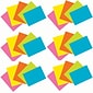 Pacon® 4" x 6" Index Cards, Blank, Bright Assorted Colors, 100/Pack, 6 Packs/Bundle (PAC1721-6)