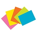 Pacon® 4 x 6 Index Cards, Blank, Bright Assorted Colors, 100/Pack, 6 Packs/Bundle (PAC1721-6)