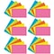 Pacon 3 x 5 Index Cards, Lined, Bright Assorted Colors, 75/Pack, 6 Packs/Bundle (PAC1726-6)