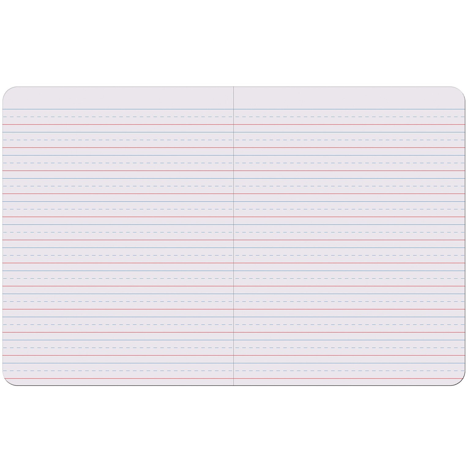 Pacon Composition Notebooks, 9.75 x 7.5, Primary Ruled, 100 Sheets, Blue Zebra, 6/Bundle (PAC2425-6)