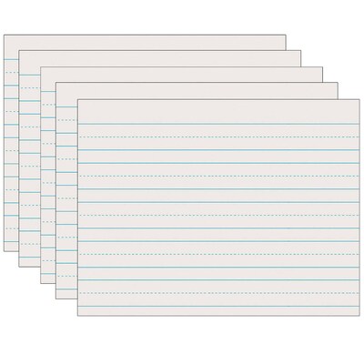 Pacon® Skip-A-Line Handwriting Paper, 11 x 8.5, Newsprint, White (PAC2631-5)