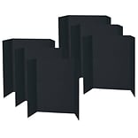 Pacon® Corrugated Cardboard Presentation Board, 48 x 36, Black, 6 Pack (PAC3766-6)