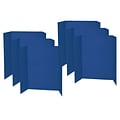 Pacon Corrugated Cardboard Presentation Board, 48 x 36, Blue, 6/Pack (PAC3767-6)