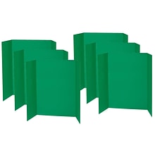 Pacon Corrugated Cardboard Presentation Board, 48 x 36, Green, 6 Pack (PAC3768-6)