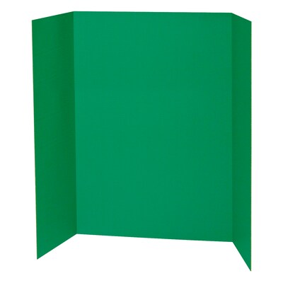 Pacon Corrugated Cardboard Presentation Board, 48" x 36", Green, 6/Pack (PAC3768-6)