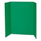 Pacon Corrugated Cardboard Presentation Board, 48" x 36", Green, 6 Pack (PAC3768-6)