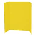 Pacon Presentation Board, Yellow, Single Wall, 48 x 36, Pack of 6 (PAC3769-6)