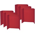 Pacon® Corrugated Cardboard Presentation Board, 48 x 36, Red, Pack of 12 (PAC3770-6)