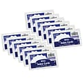 Pacon 3 x 5 Index Cards, Lined, White, 100/Pack, 12 Packs/Bundle (PAC5135-12)