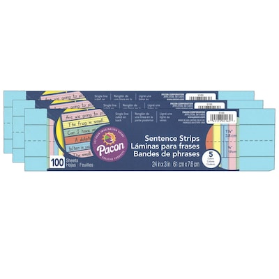 Pacon® Sentence Strips, Grade K-2 (PAC5165-3)