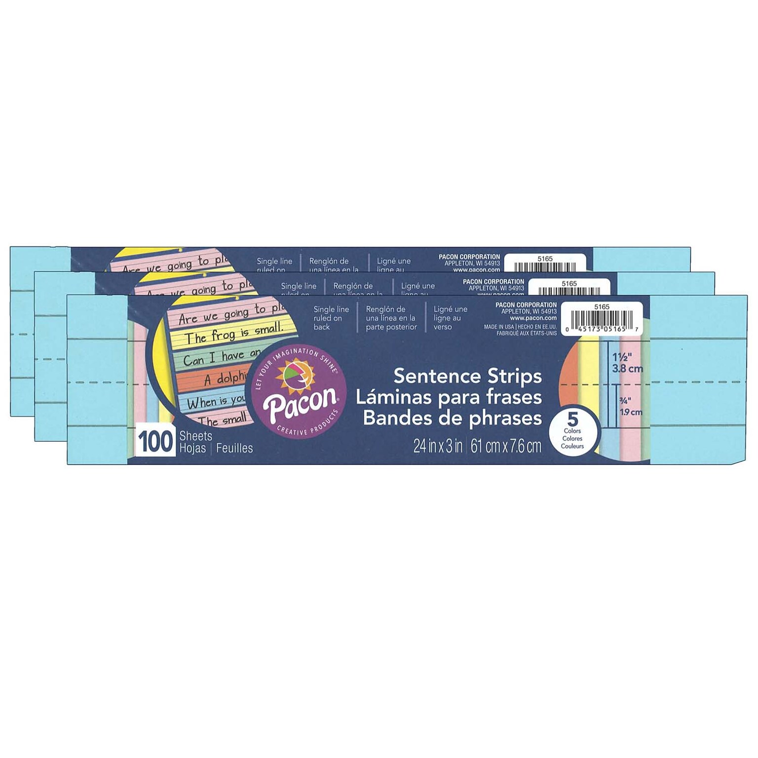 Pacon® Sentence Strips, Grade K-2 (PAC5165-3)