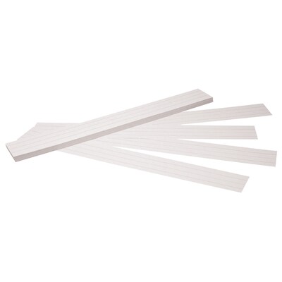 Pacon Sentence Strips, White, 1-1/2 Ruled, 3 x 24, 100 Strips Per Pack, 6 Packs (PAC5166-6)