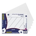 UCreate Poster Board, White, 11 x 14, 5 Sheets Per Pack, 12 Packs (PAC5417-12)