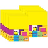 UCreate® Neon Poster Board, 11 x 14, Assorted Colors, 5 Sheets Per Pack, 12 Packs (PACMMK04506-12)