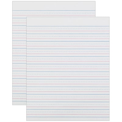 Zaner-Bloser Sulphite Handwriting Paper, 500 Sheets/Pack, 2/Packs (PACZP2413-2)