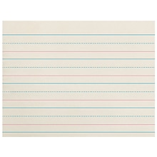 Zaner-Bloser 10.5 x 8 Newsprint Handwriting Paper, Dotted Midline, White, 500 Sheets Per Pack, 3 P