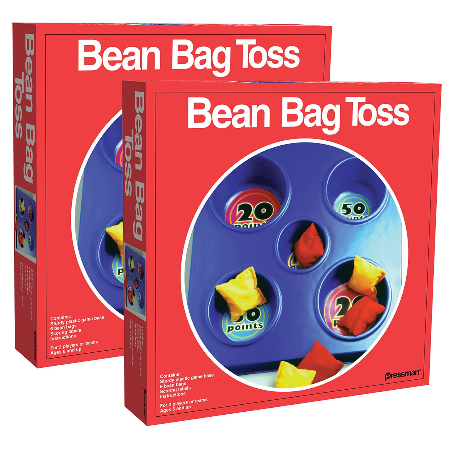 Pressman Bean Bag Toss Game, Multicolored, 2/Pack (PRE208812-2)