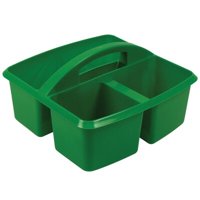 Romanoff Plastic Small Utility Caddy, 9.25 x 9.25 x 5.25, Green, Pack of 6 (ROM25905-6)