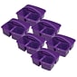 Romanoff Plastic Small Utility Caddy, 9.25 x 9.25 x 5.25, Purple, Pack of 6 (ROM25906-6)