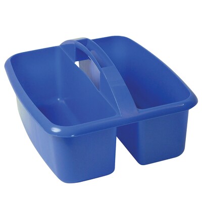 Romanoff Plastic Large Utility Caddy, 12.75" x 11.25" x 6.75", Blue, Pack of 3 (ROM26004-3)