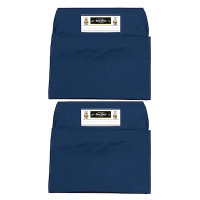 Seat Sack® Laminated Fabric Small Seat Sack, 12, Blue, 2/Bundle (SSK00112BL-2)