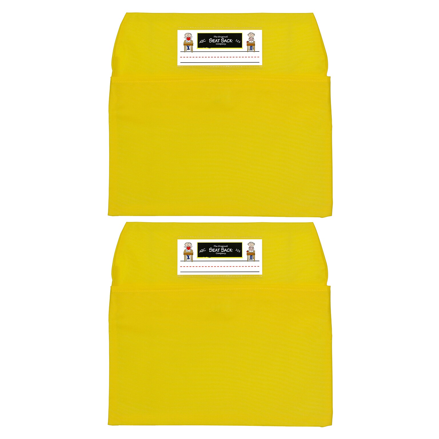 Seat Sack® Laminated Fabric Small Seat Sack, 12, Yellow, 2/Bundle (SSK00112YL-2)