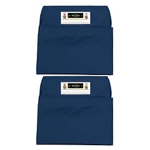 Seat Sack® Laminated Fabric Standard Seat Sack, 14, Blue, 2/Bundle (SSK00114BL-2)