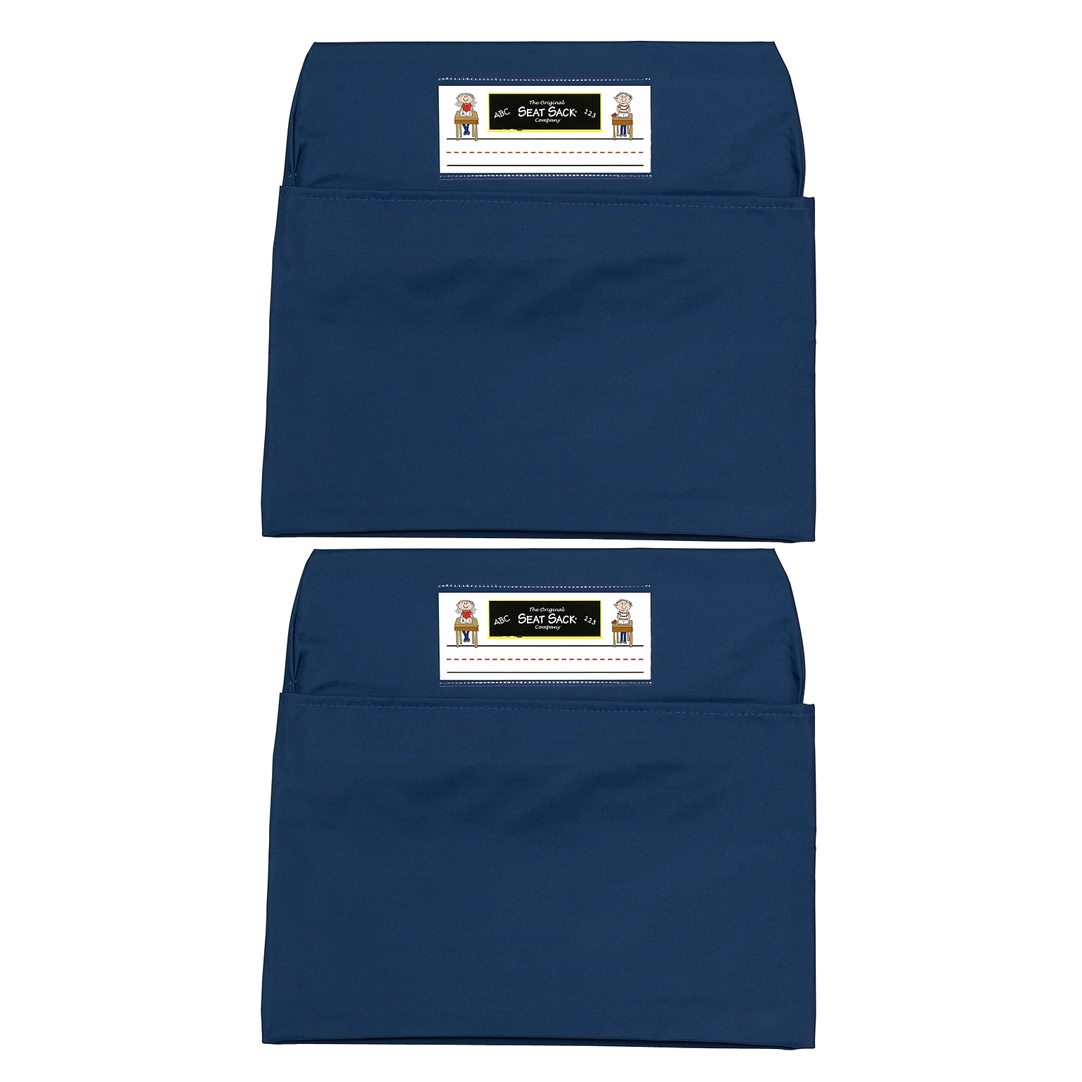 Seat Sack® Laminated Fabric Standard Seat Sack, 14, Blue, 2/Bundle (SSK00114BL-2)