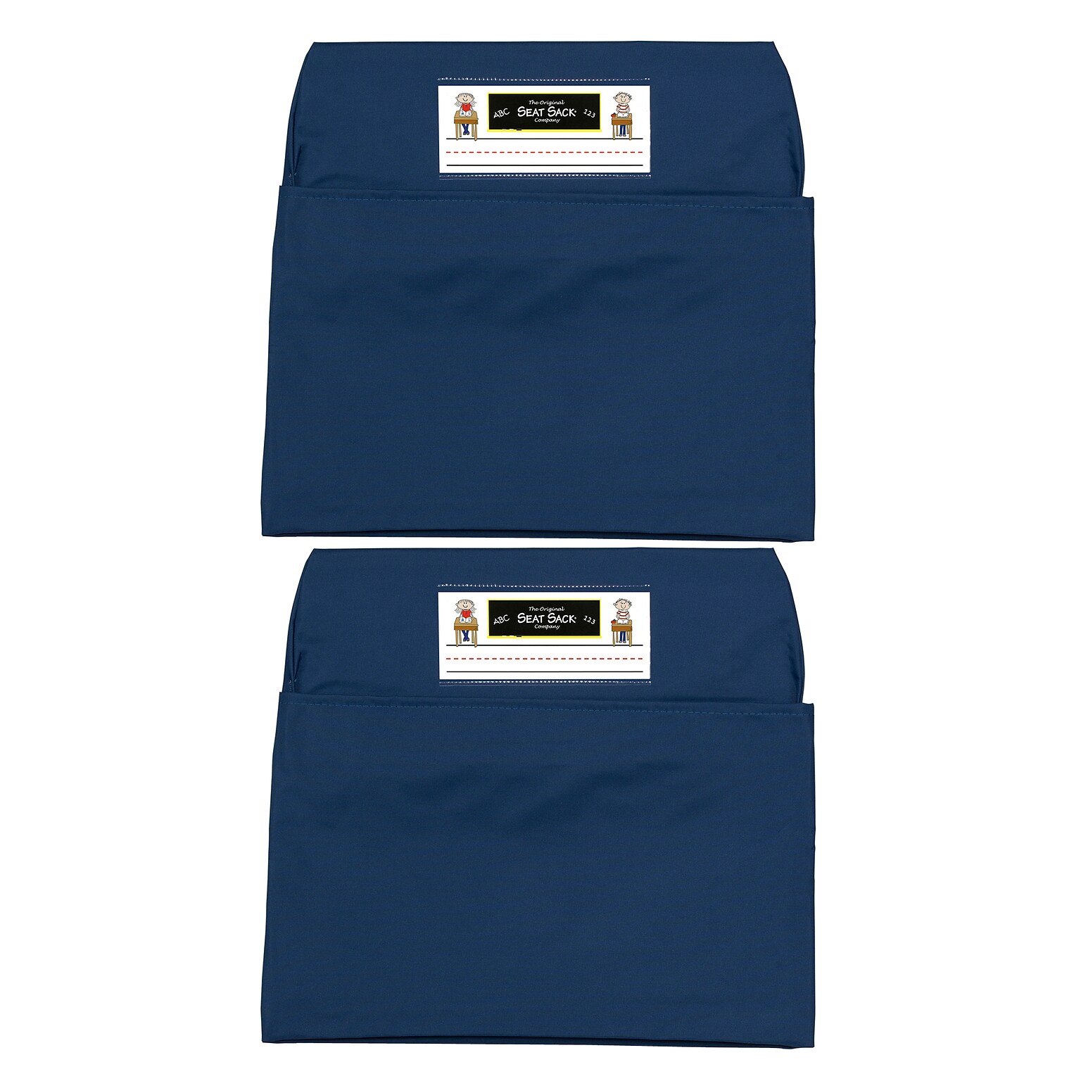 Seat Sack® Laminated Fabric Standard Seat Sack, 14, Blue, 2/Bundle (SSK00114BL-2)