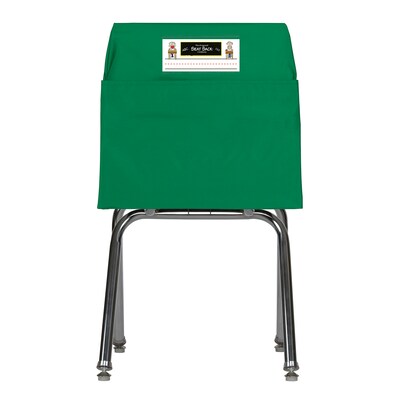 Seat Sack® Laminated Fabric Standard Seat Sack, 14", Green, 2/Bundle (SSK00114GR-2)