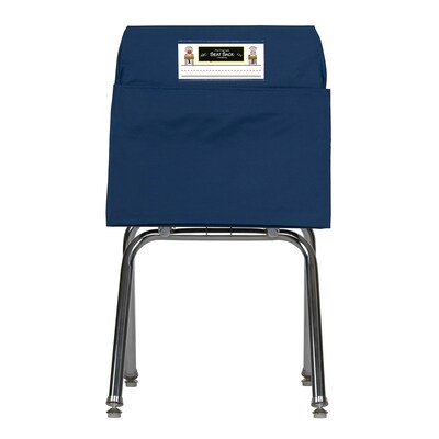 Seat Sack® Laminated Fabric Large Seat Sack, 17", Blue, 2/Bundle (SSK00117BL-2)