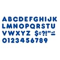 TREND 4 Casual Uppercase Ready Letters, Blue, 71 Characters/Pack, 6 Packs (T-1602-6)