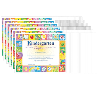 TREND Classic Kindergarten Diploma, 30 Per Pack, 6 Packs (T-17002-6)