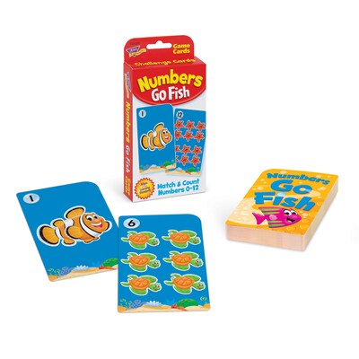 TREND Challenge Cards® Numbers Go Fish, Matching Game, Grade PK-1 (T-24005-6)