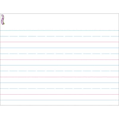 TREND Handwriting Paper Wipe-Off® Chart, 17" x 22", Pack of 6 (T-27307-6)
