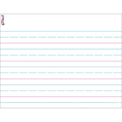 TREND Handwriting Paper Wipe-Off® Chart, 17 x 22, Pack of 6 (T-27307-6)