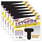TREND 4" Casual Uppercase Ready Letters, Black, 71/Pack, 6 Packs (T-465-6)