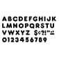 TREND 4" Casual Uppercase Ready Letters, Black, 71/Pack, 6 Packs (T-465-6)