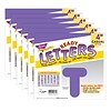 TREND 4 Casual Uppercase Ready Letters®, Purple, 71 Per Pack, 6 Packs (T-470-6)