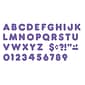 TREND 4" Casual Uppercase Ready Letters, Purple, 71/Pack, 6 Packs (T-470-6)