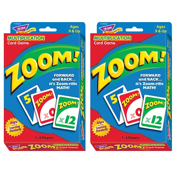 TREND Zoom!™ Card Game, Math, Grade 4-8 (T-76304-2)