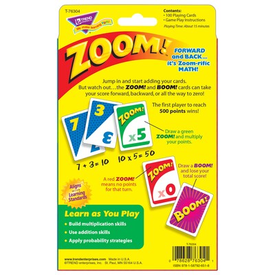 TREND Zoom! Learning Game, 2 Packs (T-76304-2)