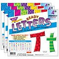 TREND 4 Patchwork Furry Friends® Friendly Combo Ready Letters®, Multicolored, 225 Per Pack, 3 Packs
