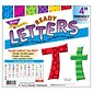 TREND 4" Patchwork Furry Friends® Friendly Combo Ready Letters®, Multicolored, 225 Per Pack, 3 Packs (T-79801-3)