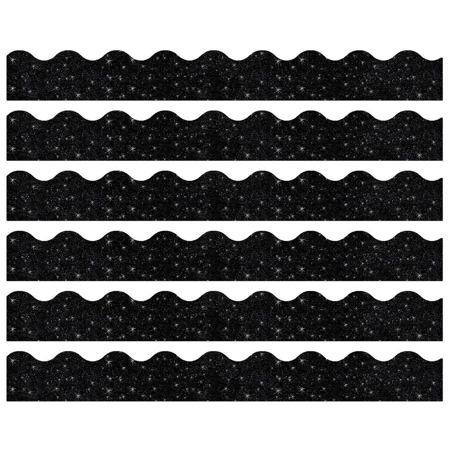 TREND Black Sparkle Terrific Trimmers®, 32.5 Per Pack, 6 Packs (T-91417-6)