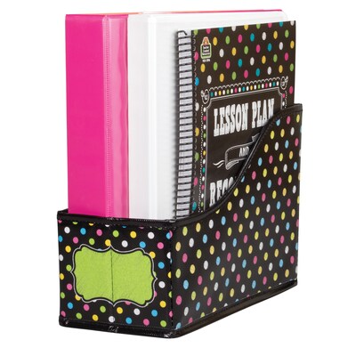 Teacher Created Resources Chalkboard Brights Book Bin, 5 x 8 x 11, Multicolored, Pack of 3 (TCR20